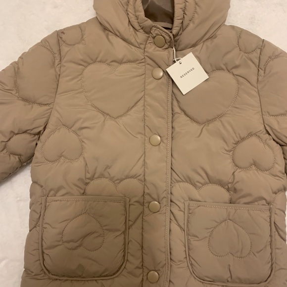 NWT Reserved quilted jacket with hood - Picture 3 of 4